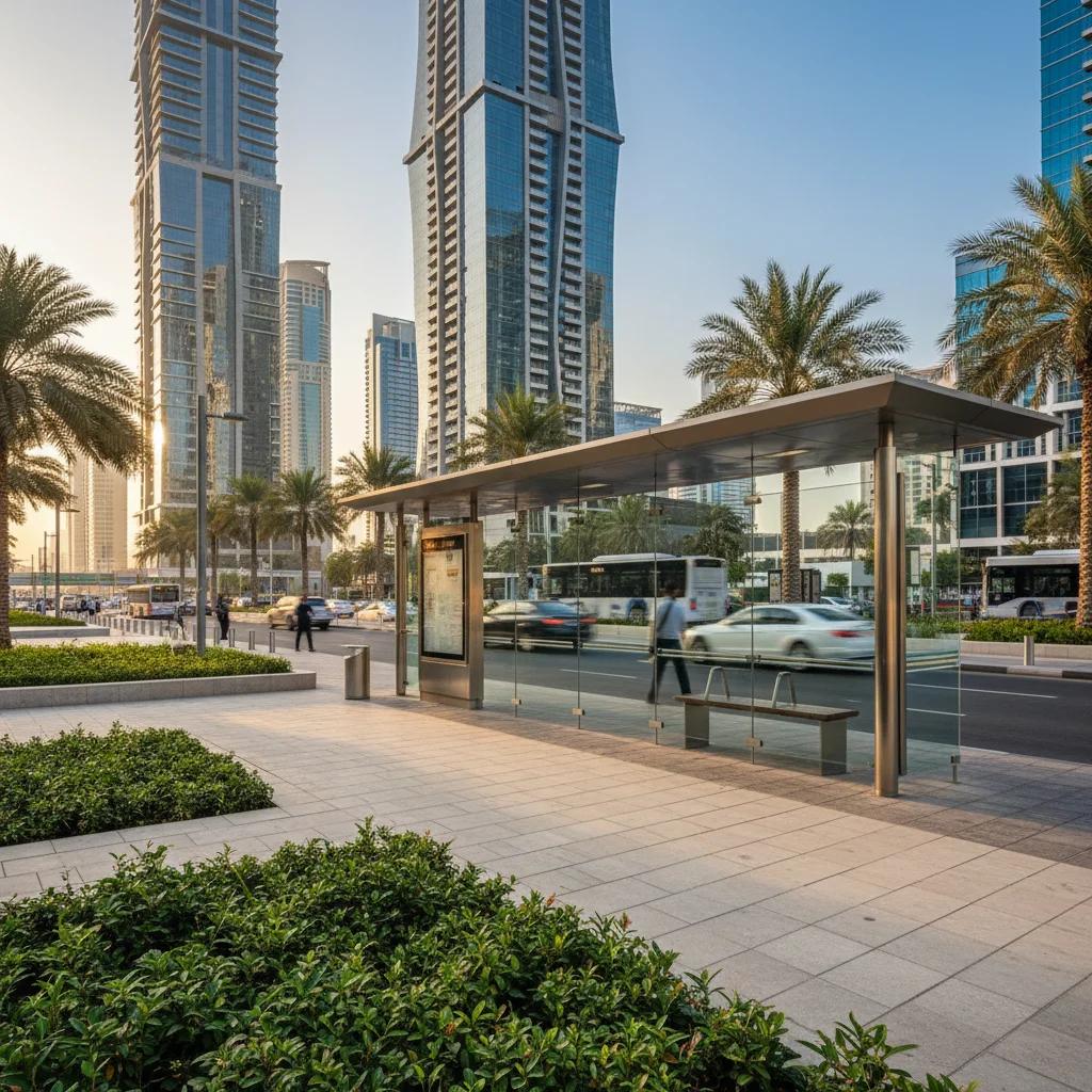 Business Bay Metro Bus Stop Landside 1: Stops and Timetable