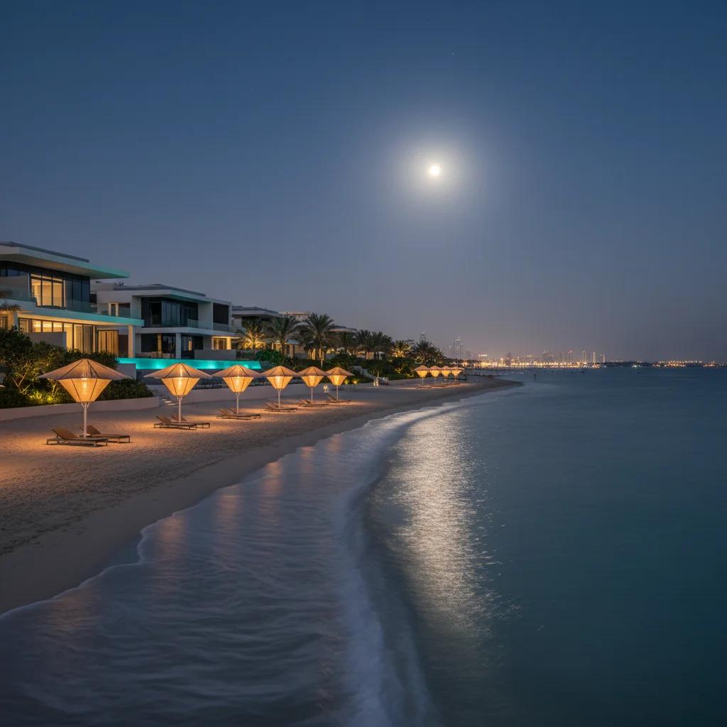 Night Swimming at Umm Suqeim Beach: Dubai’s 24/7 Experience
