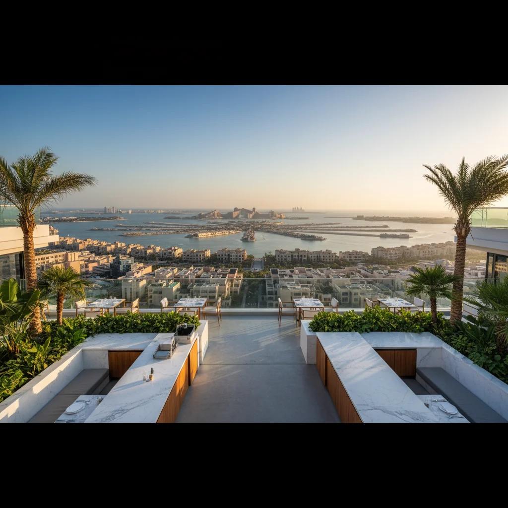 Dining at Coucou Dubai Rooftop Restaurant: A Palm Jumeirah Experience