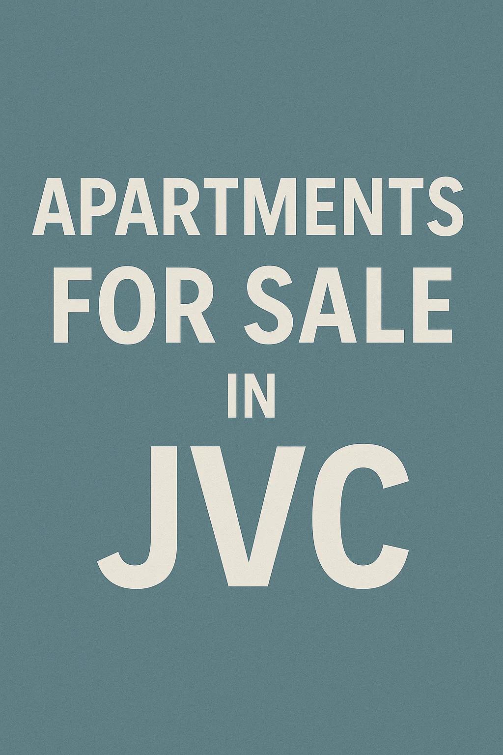 Apartments for Sale in JVC