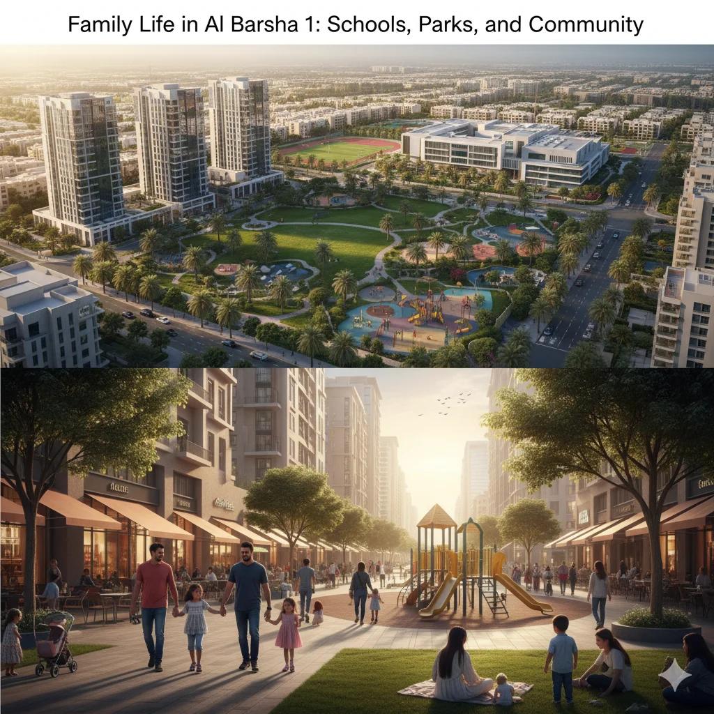 Family Life in Al Barsha 1: Schools, Parks, and Community