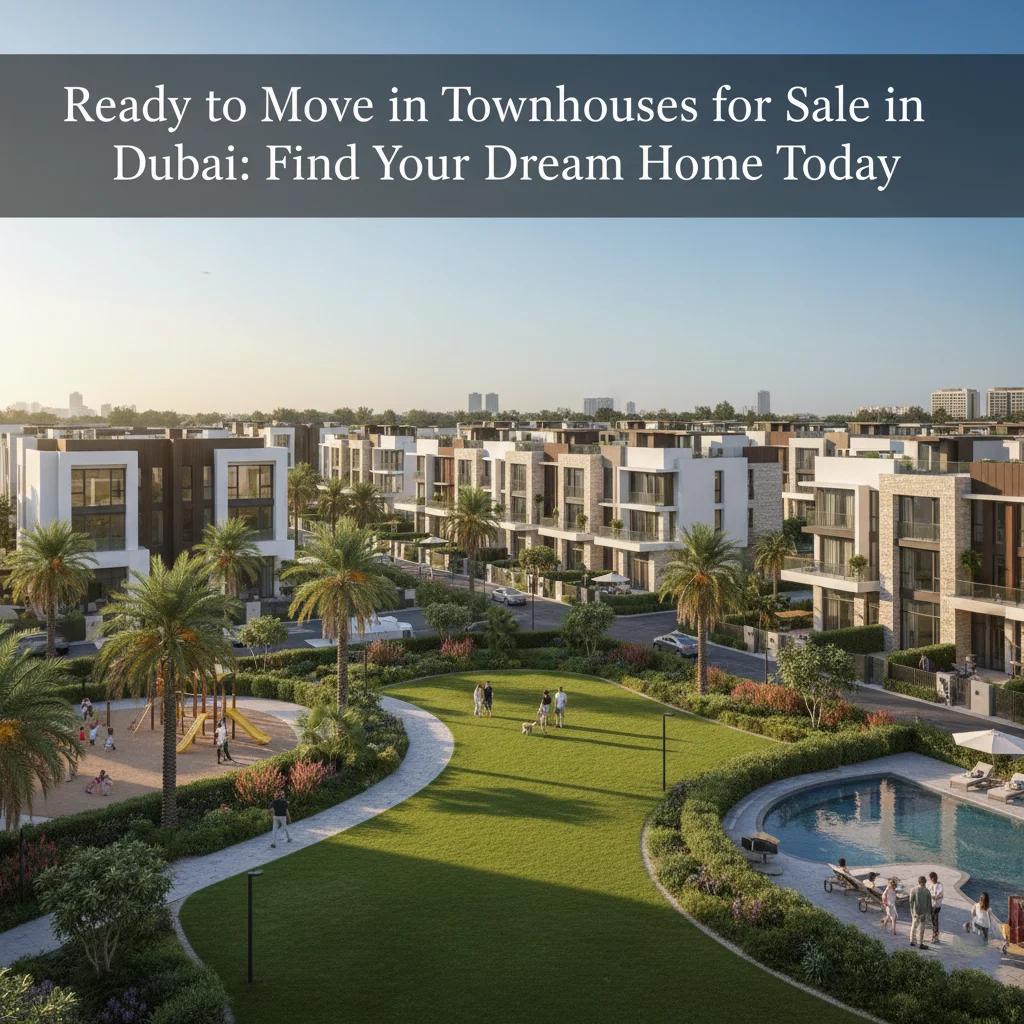 Ready to Move in Townhouses for Sale in Dubai: Find Your Dream Home Today
