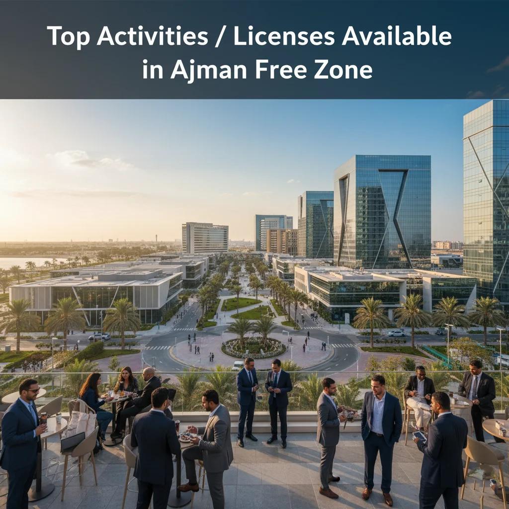 Top Activities / Licenses Available in Ajman Free Zone