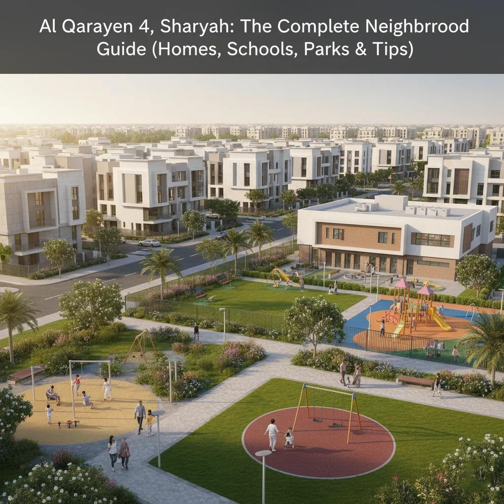 Al Qarayen 4, Sharjah: The Complete Neighborhood Guide (Homes, Schools, Parks & Tips)