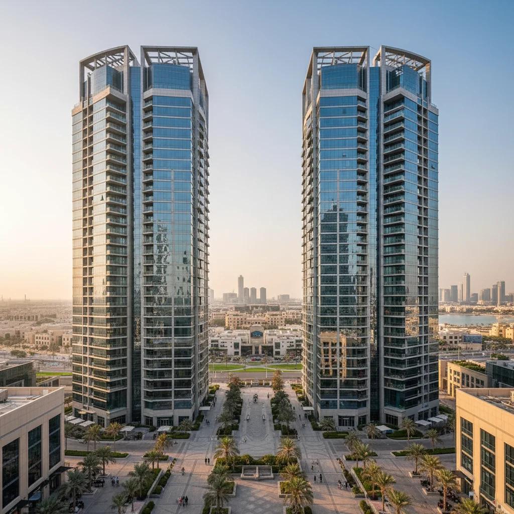 Business Central Towers – Iconic Twin Towers in the Heart of Dubai Media City