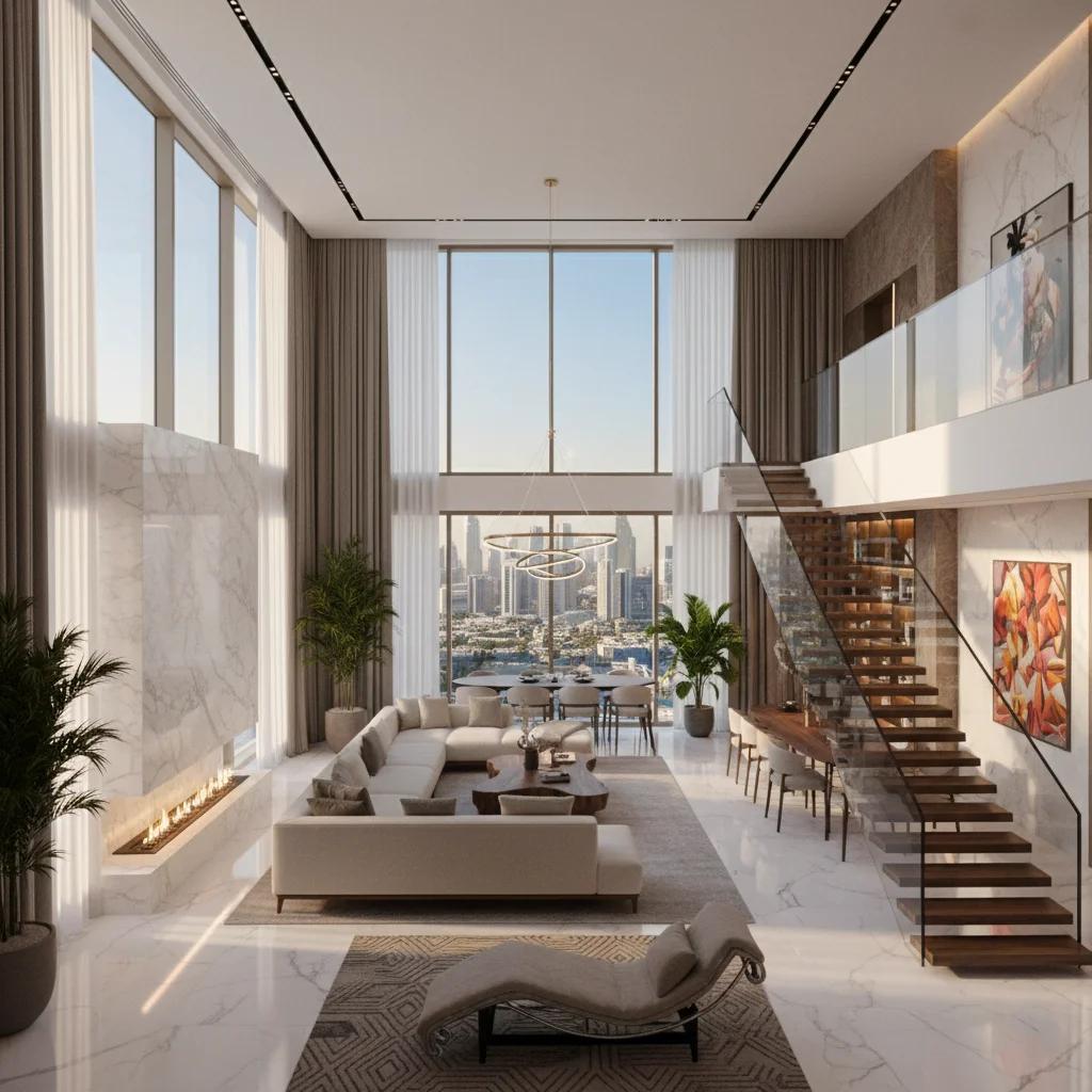 Beyond Walls | Crafting the Perfect Duplex House Interior in Dubai