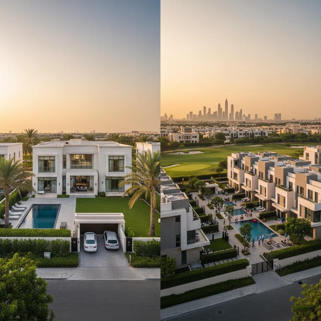 Difference Between Villa and Townhouse – A Complete 2025 Buyer’s Guide